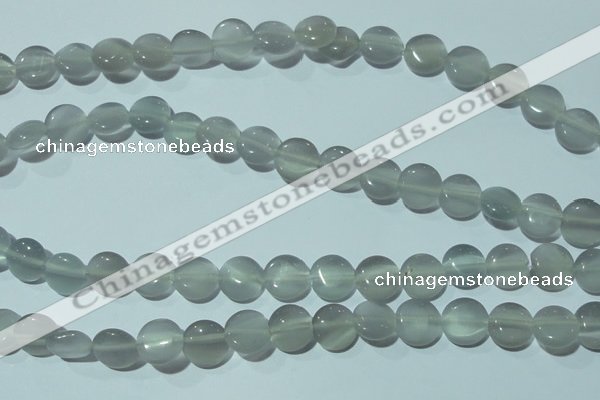 CCT481 15 inches 8mm flat round cats eye beads wholesale