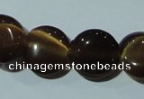 CCT527 15 inches 10mm flat round cats eye beads wholesale