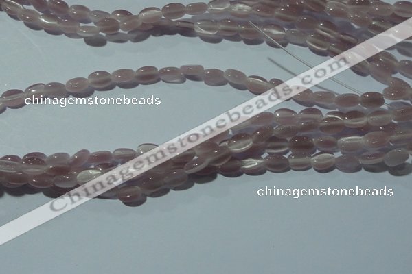 CCT602 15 inches 4*6mm oval cats eye beads wholesale