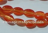 CCT604 15 inches 4*6mm oval cats eye beads wholesale