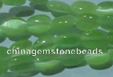 CCT609 15 inches 4*6mm oval cats eye beads wholesale