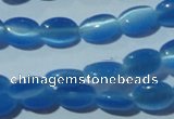 CCT612 15 inches 4*6mm oval cats eye beads wholesale