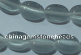 CCT631 15 inches 6*8mm oval cats eye beads wholesale