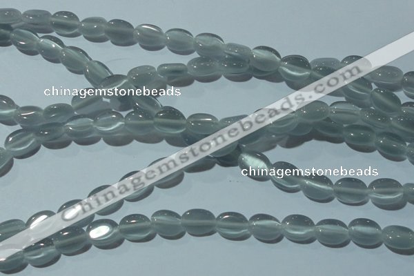 CCT631 15 inches 6*8mm oval cats eye beads wholesale