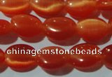 CCT635 15 inches 6*8mm oval cats eye beads wholesale