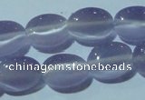 CCT639 15 inches 6*8mm oval cats eye beads wholesale