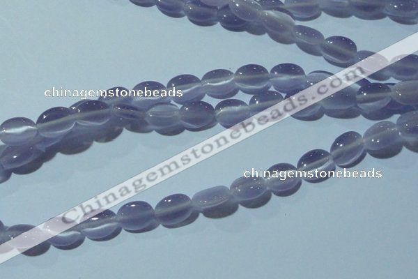 CCT639 15 inches 6*8mm oval cats eye beads wholesale