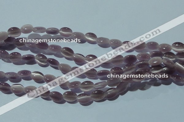 CCT641 15 inches 6*8mm oval cats eye beads wholesale