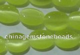 CCT644 15 inches 6*8mm oval cats eye beads wholesale