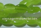 CCT645 15 inches 6*8mm oval cats eye beads wholesale