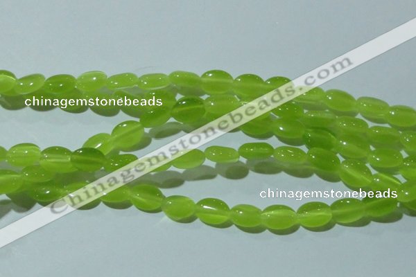 CCT645 15 inches 6*8mm oval cats eye beads wholesale