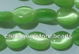 CCT649 15 inches 6*8mm oval cats eye beads wholesale