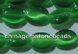 CCT650 15 inches 6*8mm oval cats eye beads wholesale