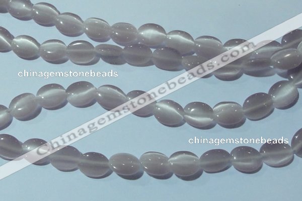 CCT662 15 inches 8*10mm oval cats eye beads wholesale