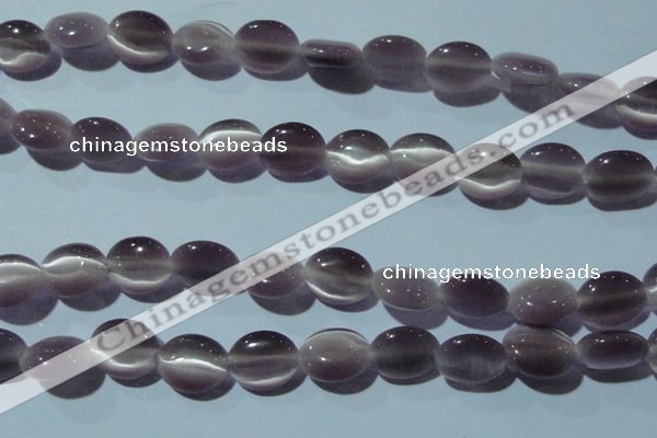 CCT663 15 inches 8*10mm oval cats eye beads wholesale