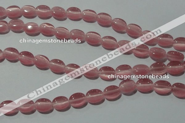 CCT664 15 inches 8*10mm oval cats eye beads wholesale