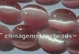 CCT665 15 inches 8*10mm oval cats eye beads wholesale