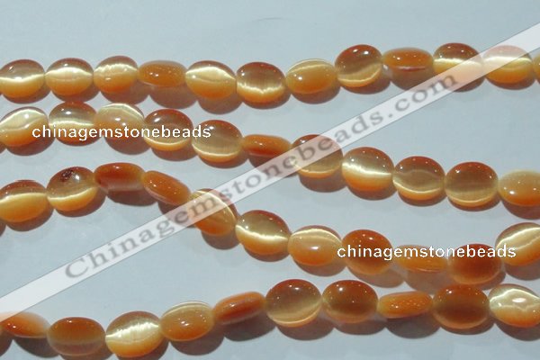 CCT668 15 inches 8*10mm oval cats eye beads wholesale