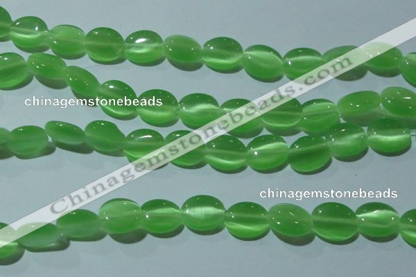 CCT675 15 inches 8*10mm oval cats eye beads wholesale