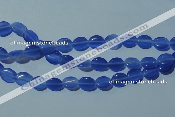 CCT678 15 inches 8*10mm oval cats eye beads wholesale