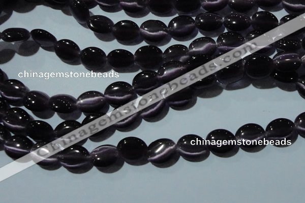 CCT680 15 inches 8*10mm oval cats eye beads wholesale