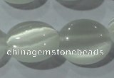 CCT690 15 inches 10*12mm oval cats eye beads wholesale