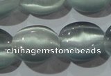 CCT691 15 inches 10*12mm oval cats eye beads wholesale