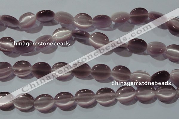 CCT693 15 inches 10*12mm oval cats eye beads wholesale