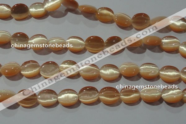 CCT696 15 inches 10*12mm oval cats eye beads wholesale