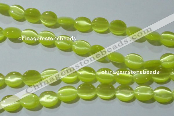 CCT698 15 inches 10*12mm oval cats eye beads wholesale