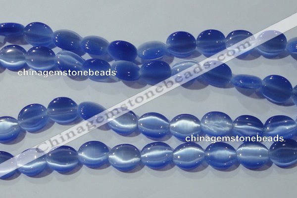 CCT702 15 inches 10*12mm oval cats eye beads wholesale