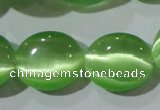 CCT704 15 inches 10*12mm oval cats eye beads wholesale