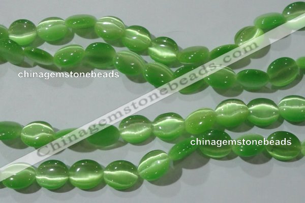 CCT704 15 inches 10*12mm oval cats eye beads wholesale