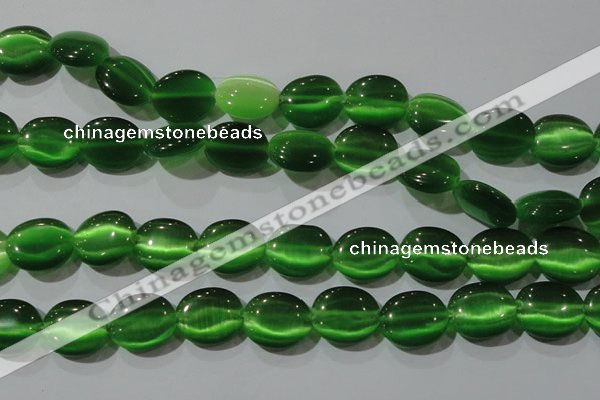 CCT705 15 inches 10*12mm oval cats eye beads wholesale