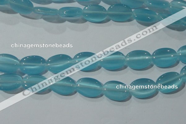 CCT729 15 inches 10*14mm oval cats eye beads wholesale