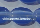 CCT730 15 inches 10*14mm oval cats eye beads wholesale