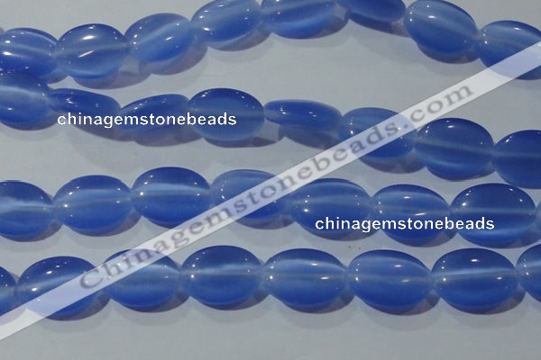 CCT730 15 inches 10*14mm oval cats eye beads wholesale