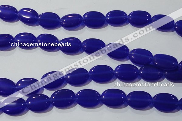 CCT732 15 inches 10*14mm oval cats eye beads wholesale