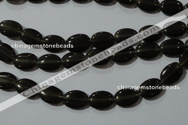 CCT734 15 inches 10*14mm oval cats eye beads wholesale