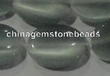 CCT750 15 inches 11*15mm oval cats eye beads wholesale