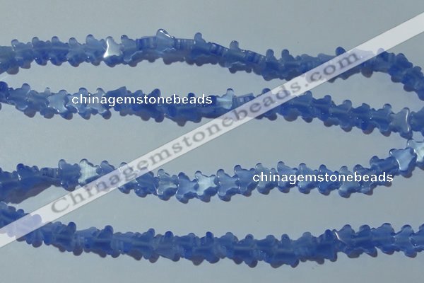CCT933 15 inches 6*8mm butterfly cats eye beads wholesale