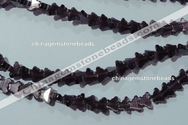 CCT939 15 inches 6*8mm butterfly cats eye beads wholesale