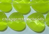 CCT990 15 inches 18*18mm faceted heart cats eye beads wholesale