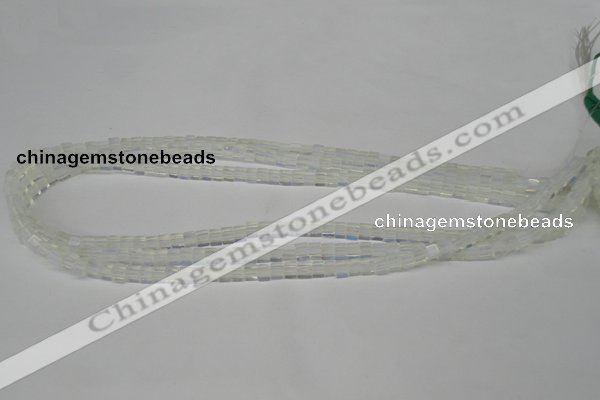CCU01 15.5 inches 4*4mm cube opal beads wholesale