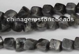 CCU100 15.5 inches 6*6mm cube black labradorite beads wholesale