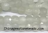 CCU1001 15 inches 4mm faceted cube moonstone beads