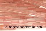 CCU1088 15 inches 2*4mm cuboid cherry quartz beads