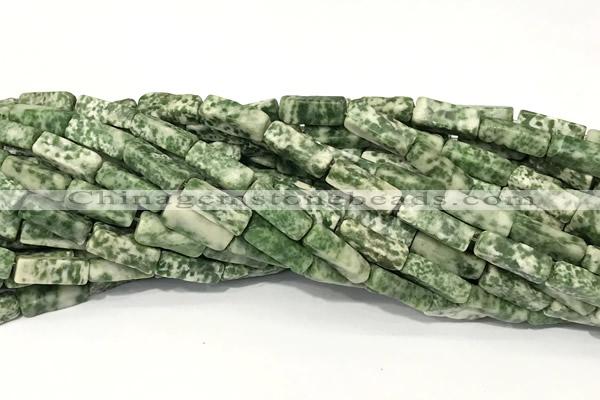 CCU1145 15 inches 4*13mm cuboid jade beads