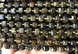 CCU1409 15 inches 6mm - 7mm faceted cube bronzite gemstone beads