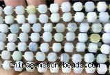 CCU1415 15 inches 6mm - 7mm faceted cube aquamarine beads